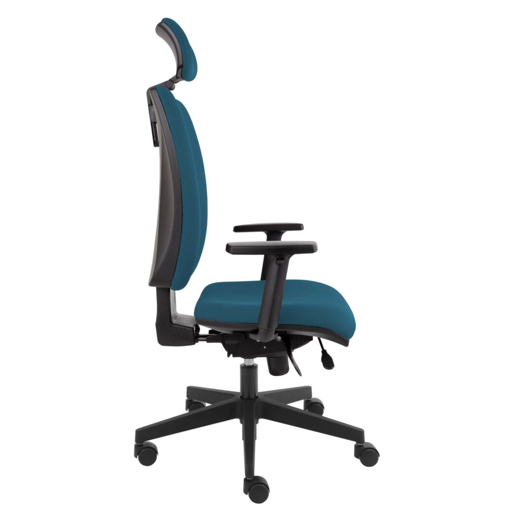 Kancelářská židle LAUREN modrošedá