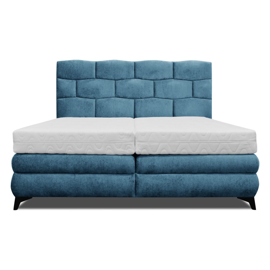 Čalouněná postel PLAVA modrá