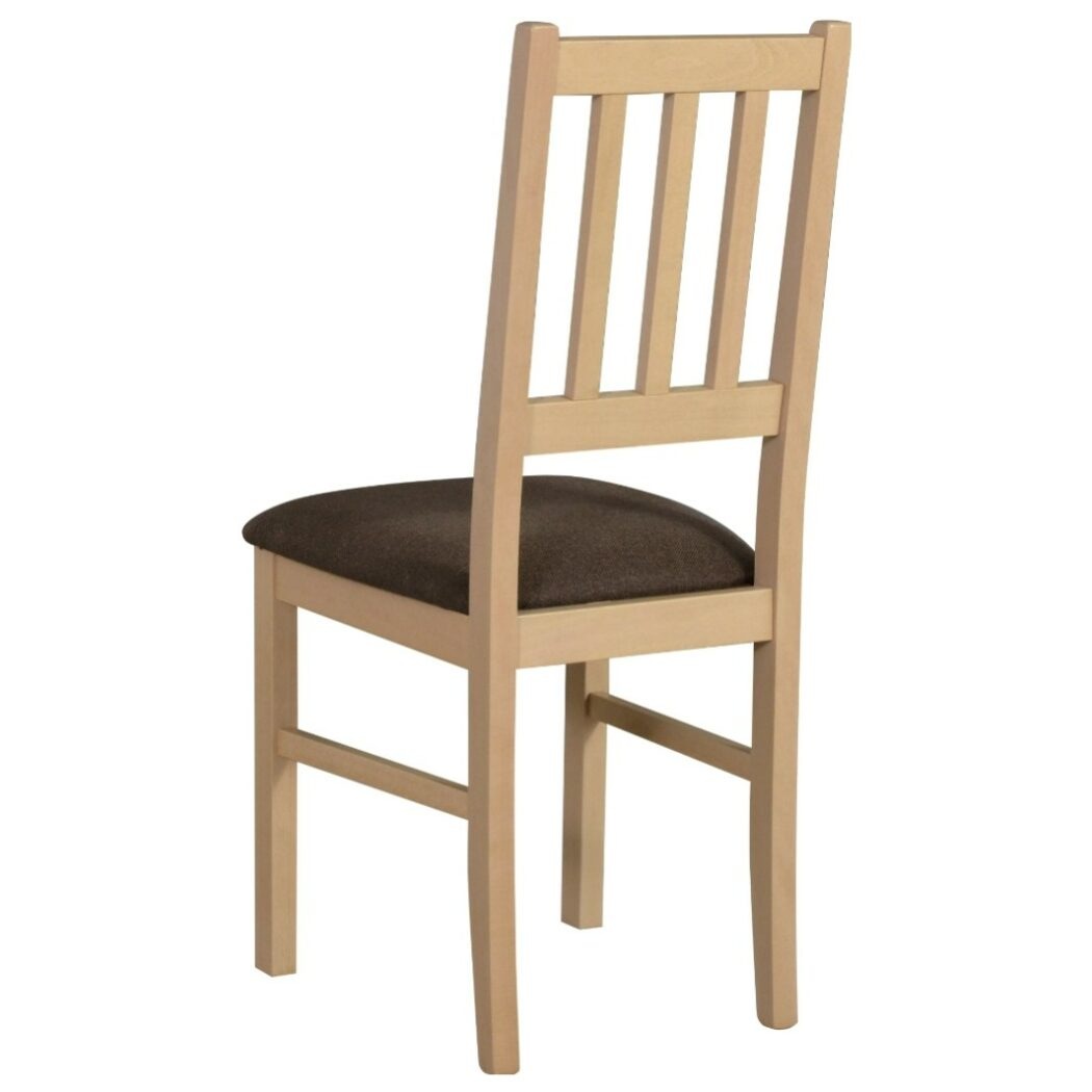 Jídelní židle BOLS 4 dub sonoma/hnědá