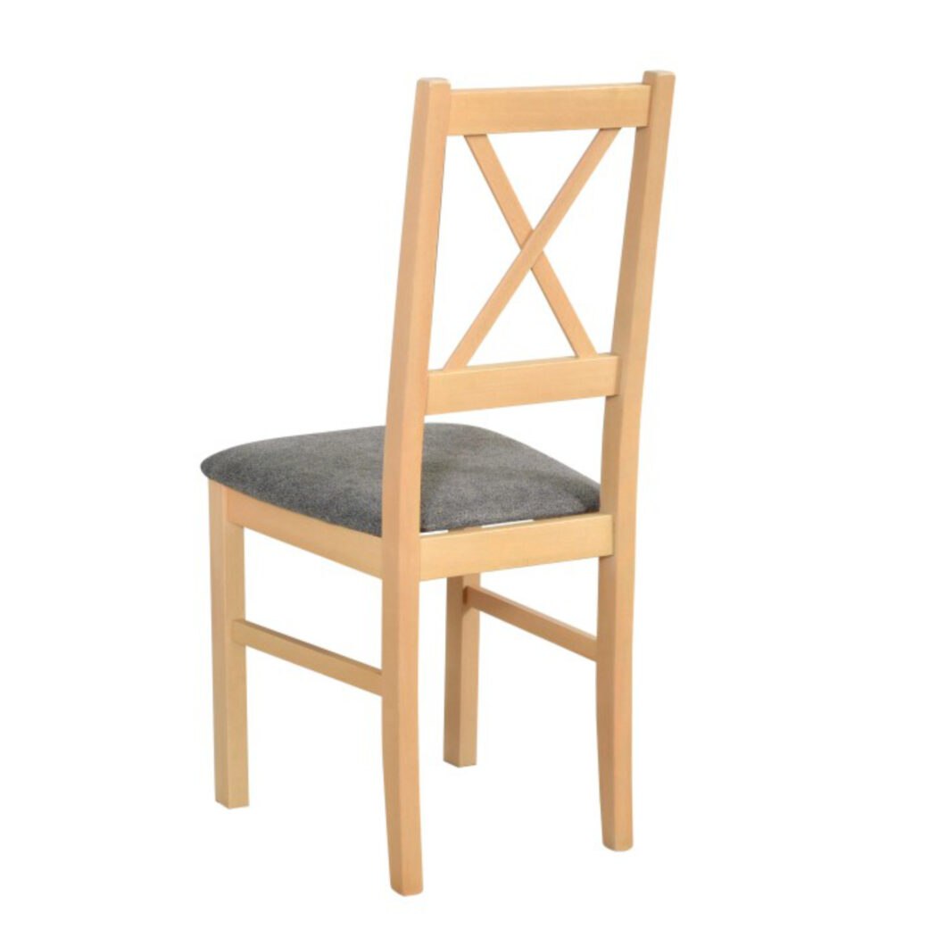 Jídelní židle NILA 10 dub grandson/tmavě šedá