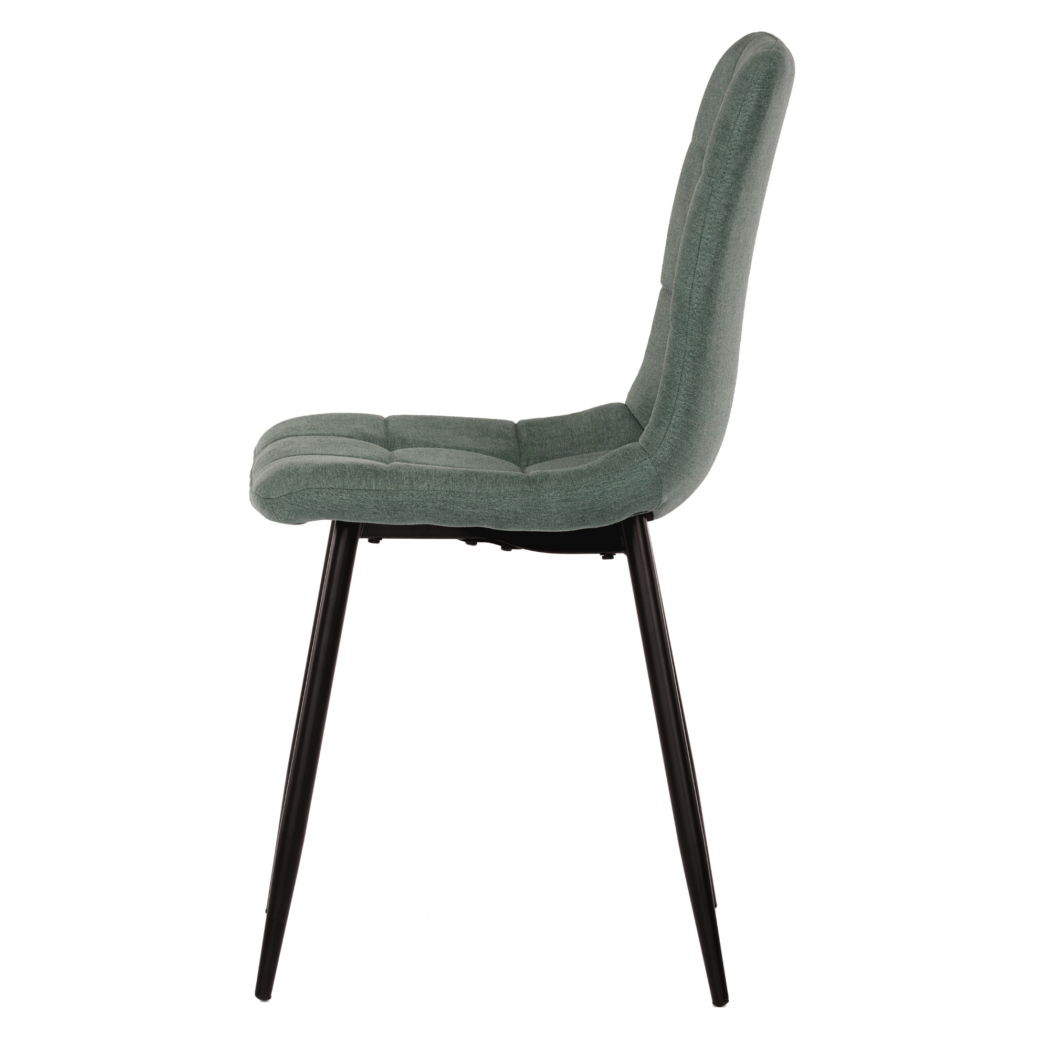 Jídelní židle KARA zelená/černá