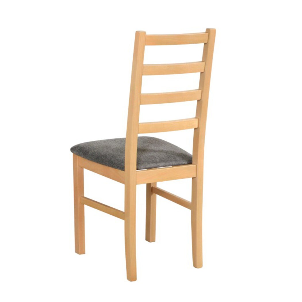 Jídelní židle NILA 8 dub grandson/tmavě šedá