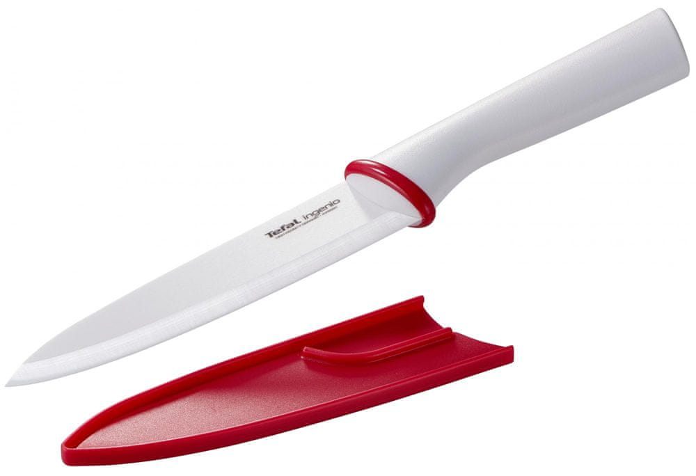 Tefal Ingenio velký bílý keramický nůž
