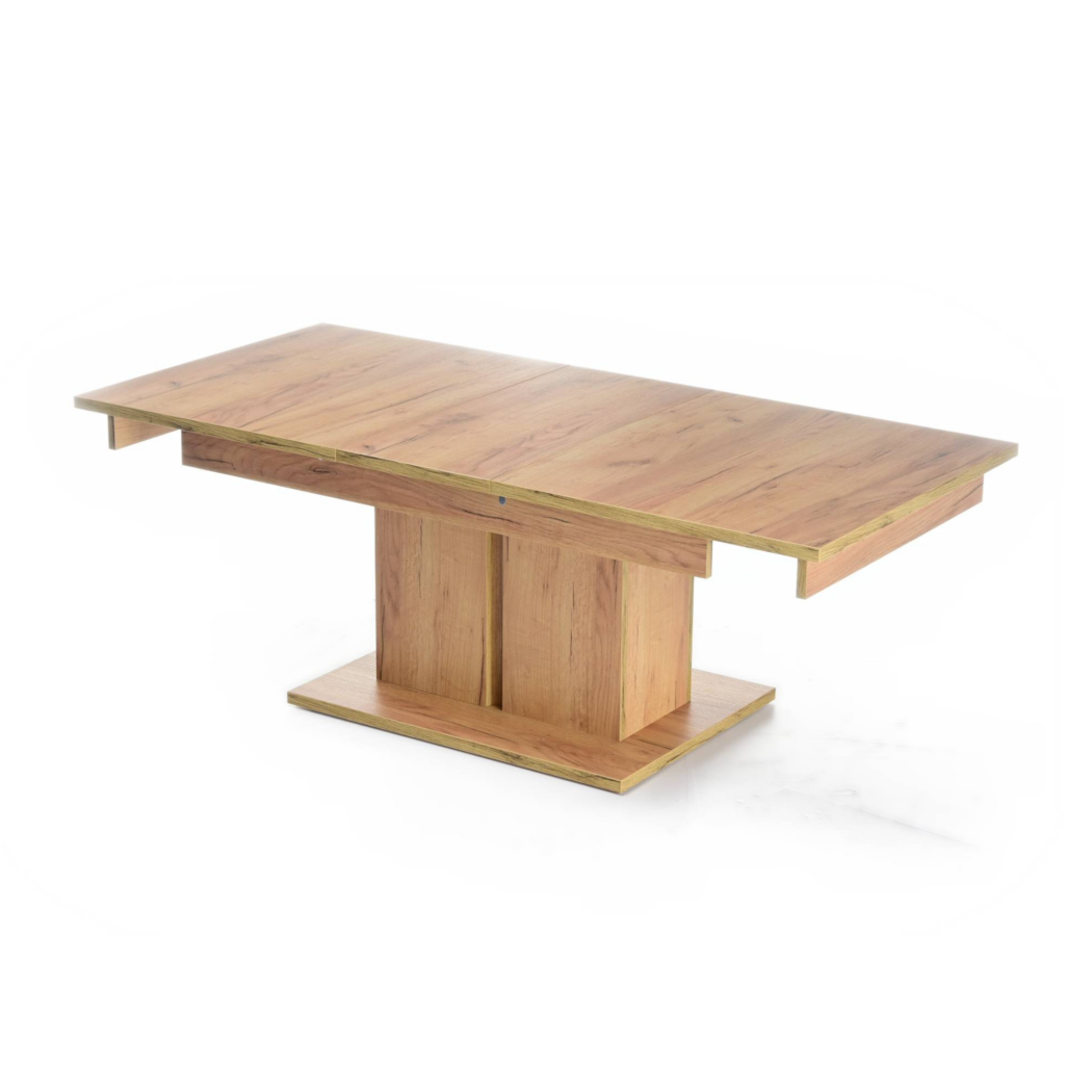 Konferenční stolek DARCY zlatý řemeslný dub