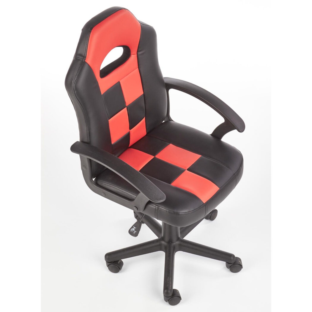 Dětská židle STURM černo/červená