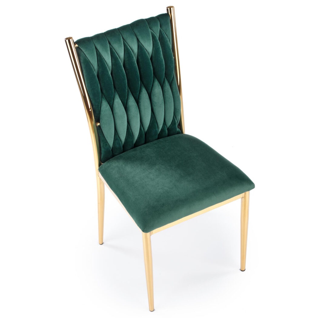 Jídelní židle PAULINA tmavě zelená