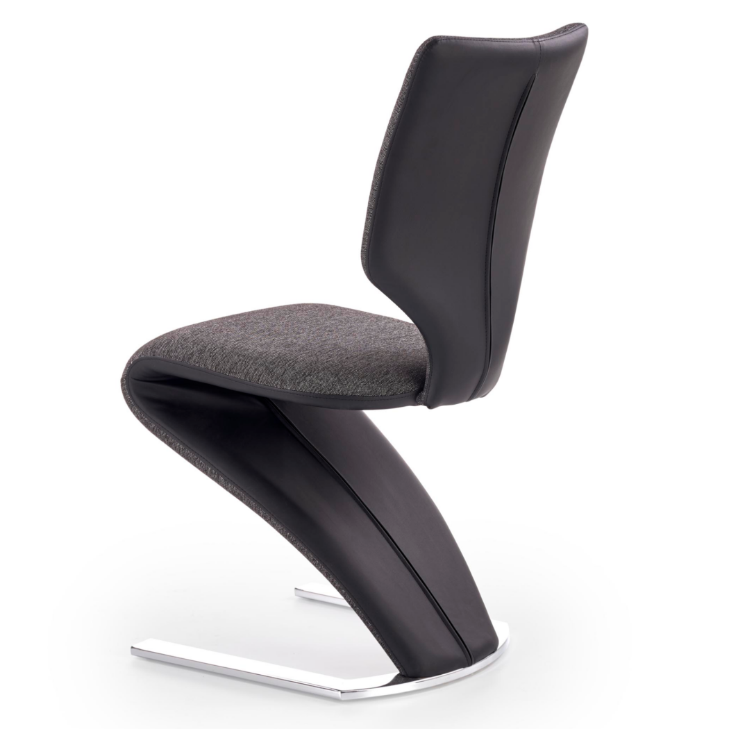 Jídelní židle SCK-307 tmavě šedá/černá
